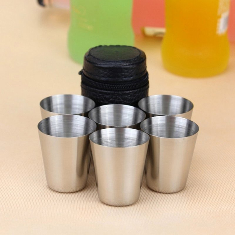 Coffee Tea Games - 4/6 шт. чашки из нержавеющей стали,