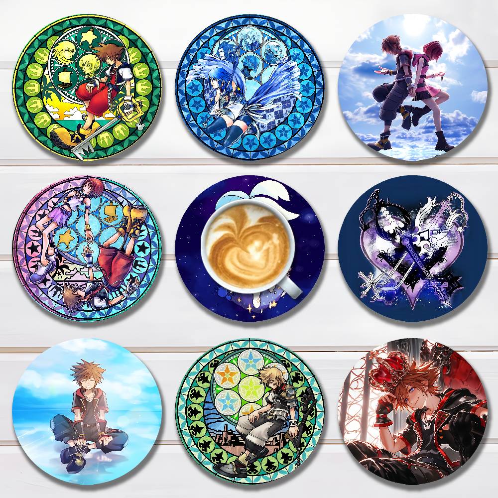 Coffee Tea Games - Деревянные подставки для напитков K-Kingdom H-Hearts
