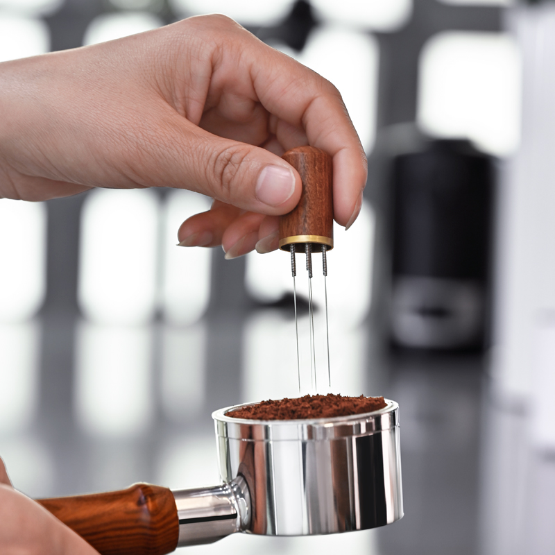 Coffee Tamper Leveler - 6/8 игла из нержавеющей стали, тампер