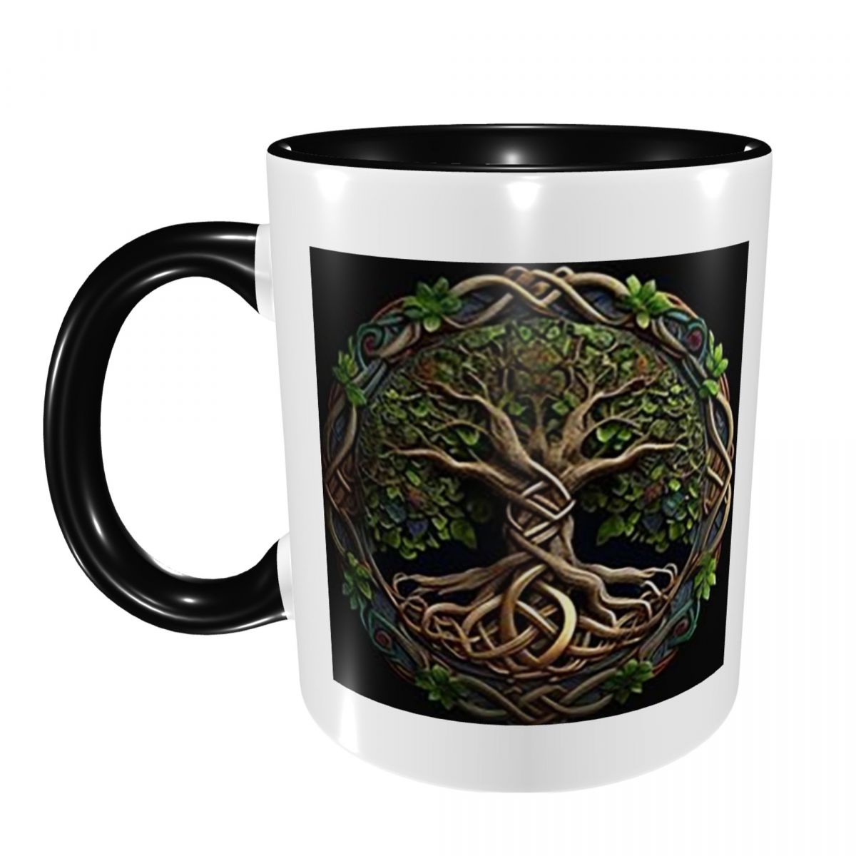 Coffee Tea World - Кружка с изображением древа жизни из