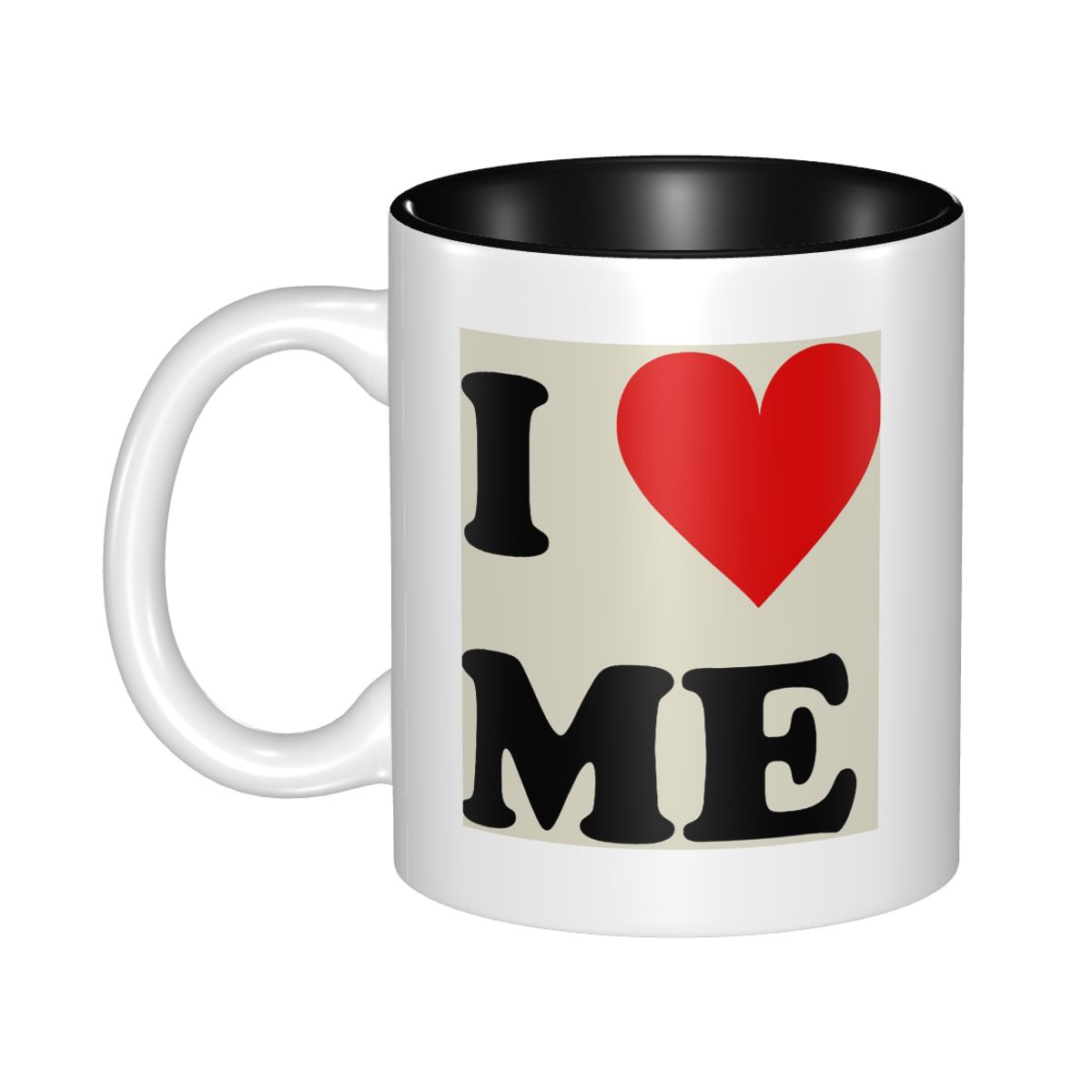 Coffee Tea With Me - Кружка с сердечками I Love Me,