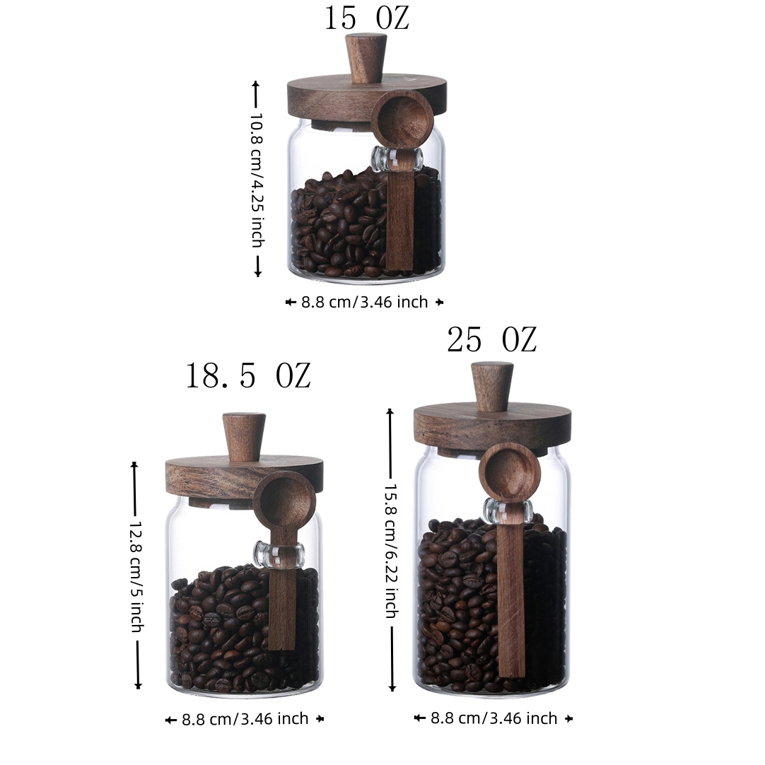 Coffee Tea Jars - Набор из 3 банок для хранения