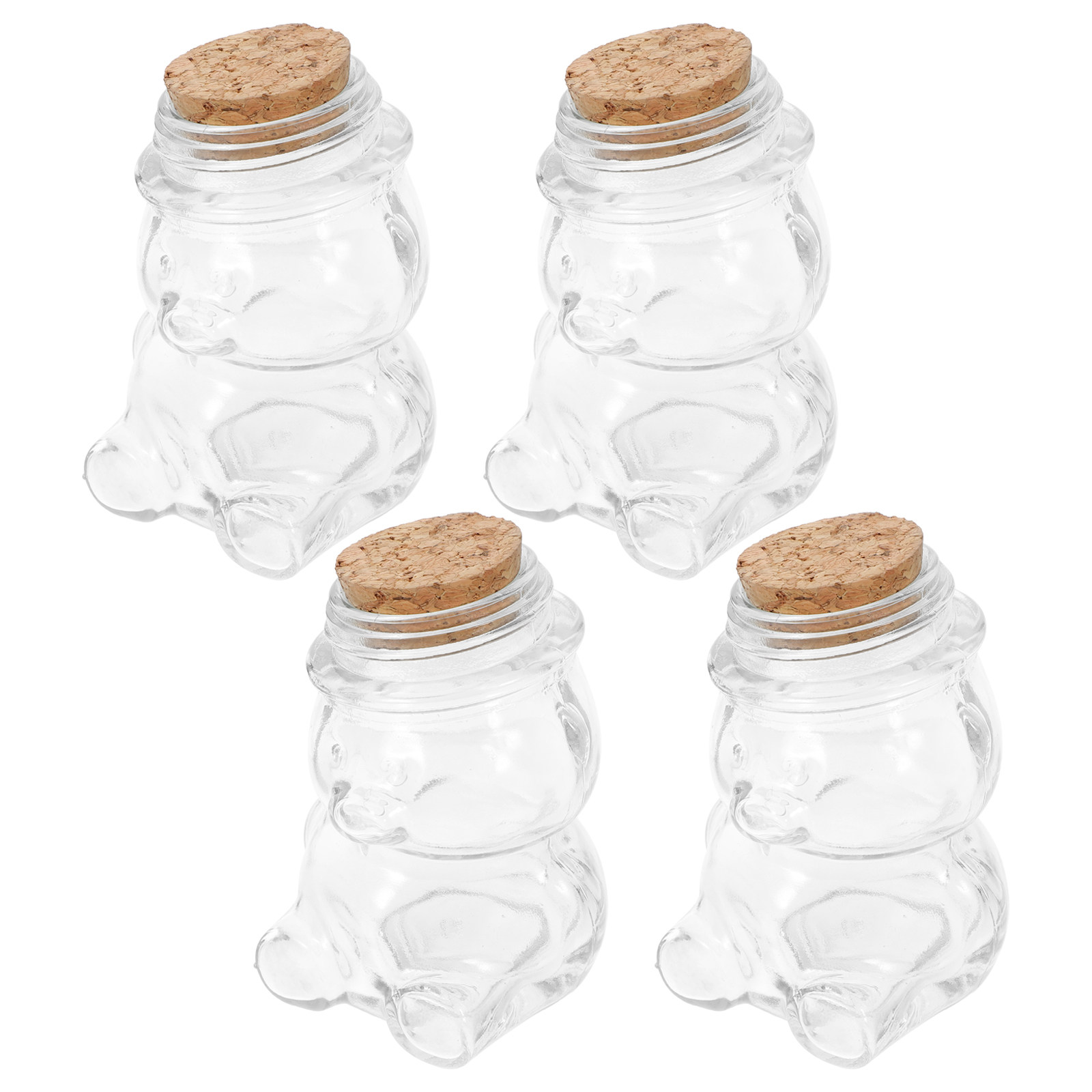 Coffee Tea Jars - Набор из 4 стеклянных банок для