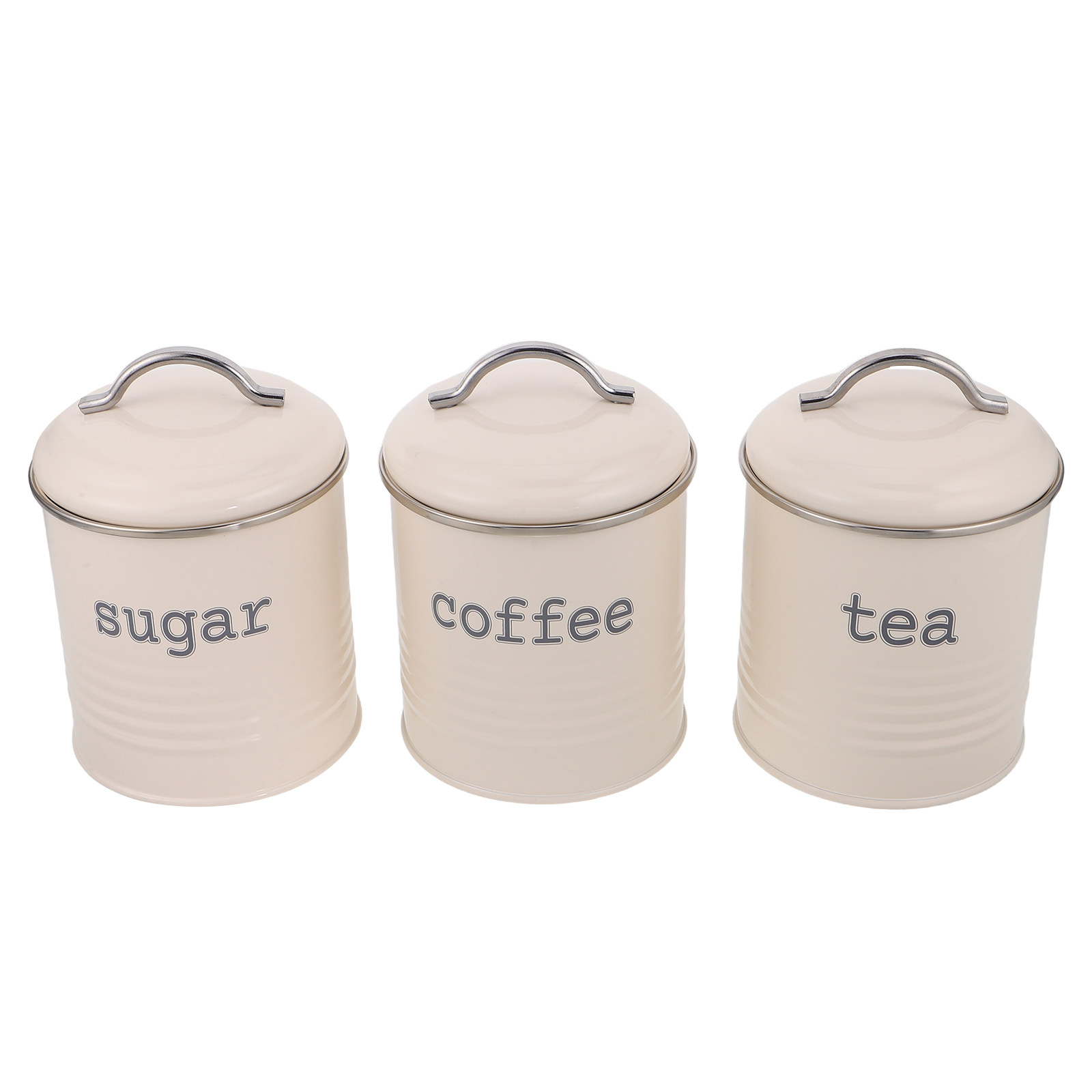 Coffee Tea Jars - Набор из 3 герметичных контейнеров для