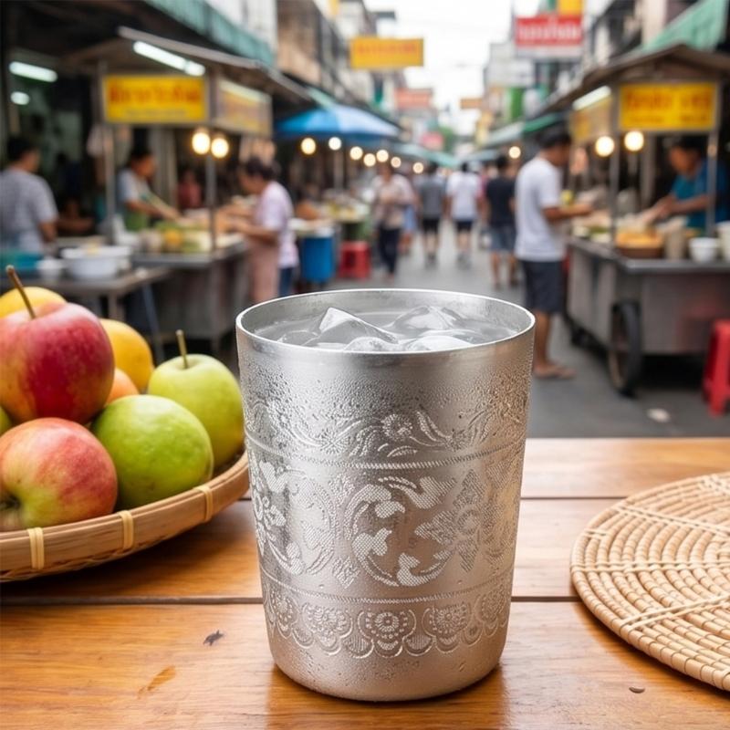 Оловянная чашка в тайском стил – обзор и цена Coffee Tea Thai
