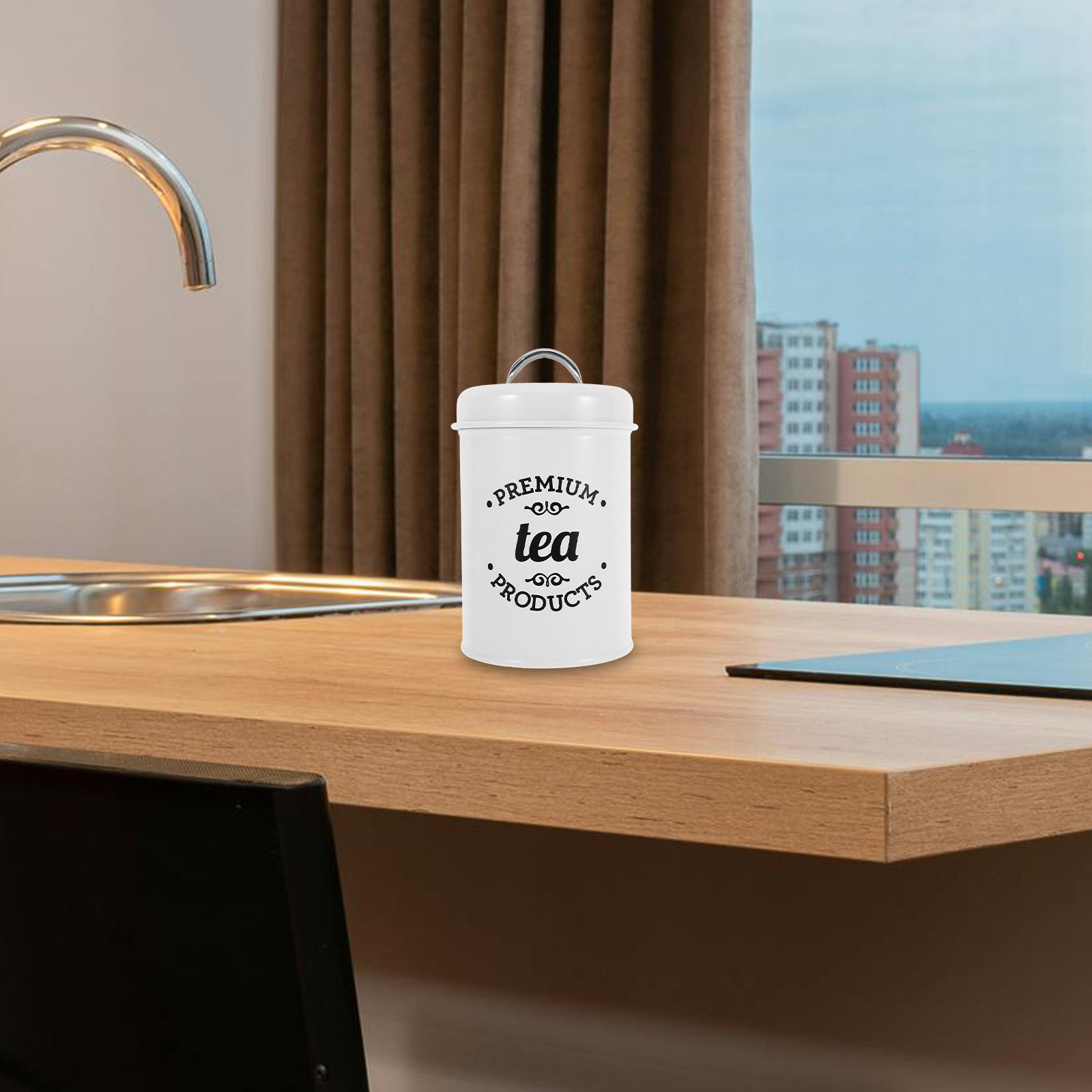 Набор герметичных металлически – обзор и цена Coffee Tea Jars