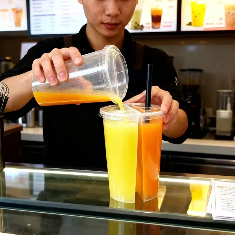 Одноразовые пластиковые стакан – обзор и цена Coffee Tea Boba