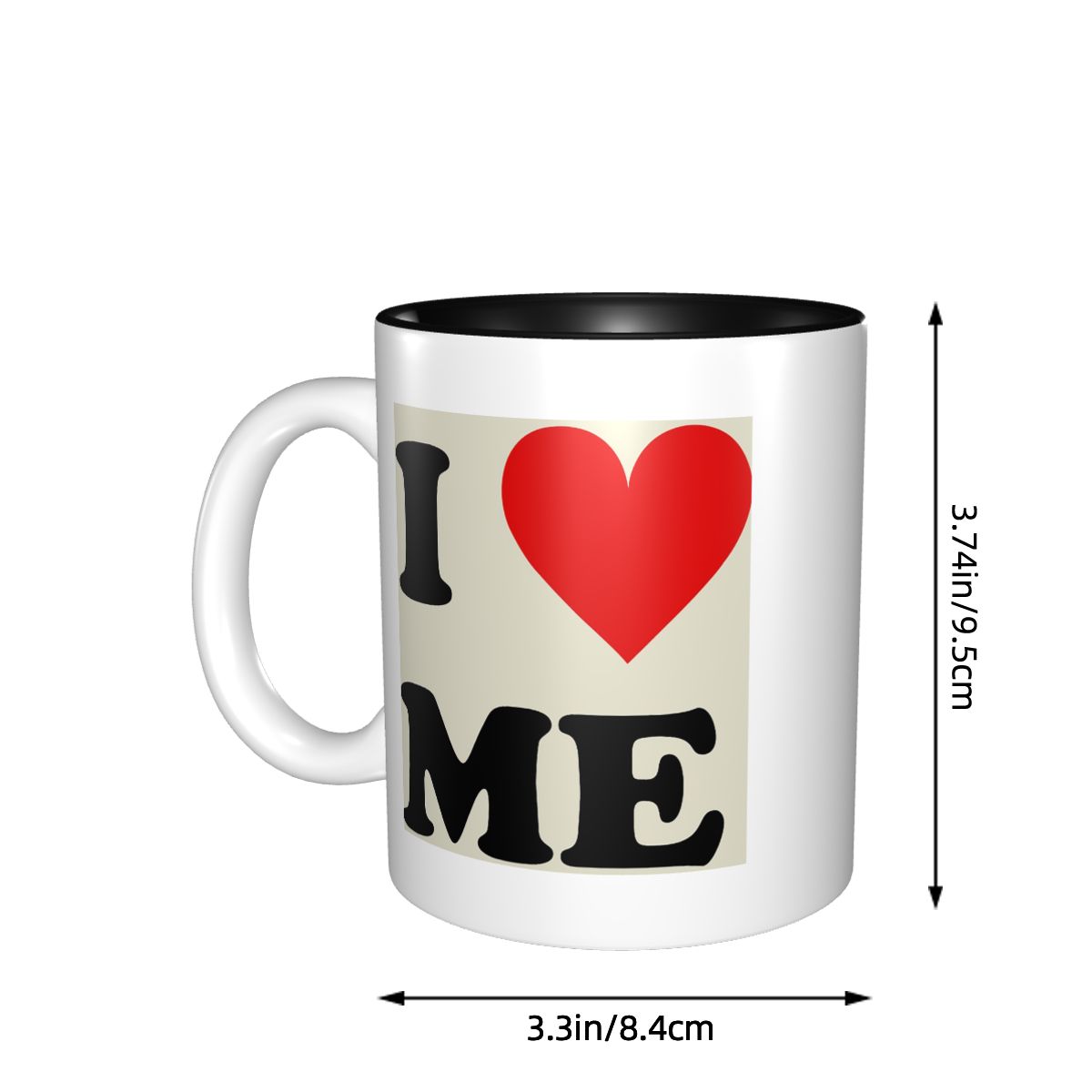 Кружка с сердечками I Love Me, – обзор и цена Coffee Tea With Me