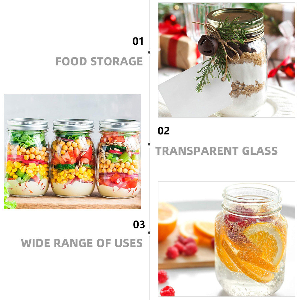 Набор из 6 прозрачных круглых  – обзор и цена Coffee Tea Jars