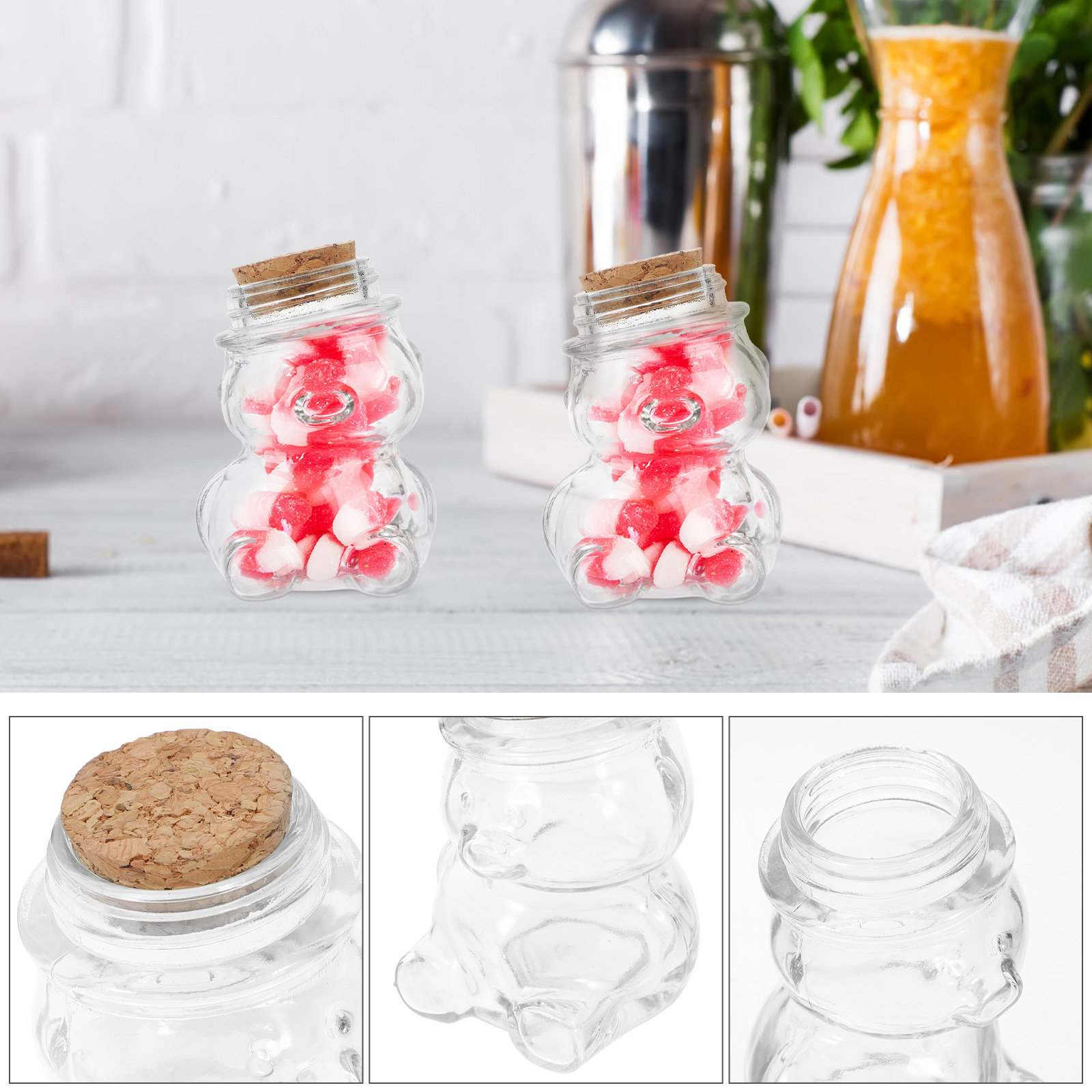 Набор из 4 стеклянных банок дл – обзор и цена Coffee Tea Jars